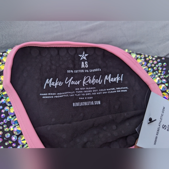 Adult Rebel Athletic Cropped Tee - Picture 4 of 12